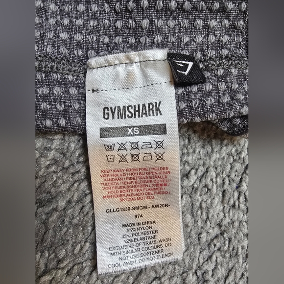 Gymshark Grey XS Leggings Excellent pre-loved condition - Picture 6 of 7